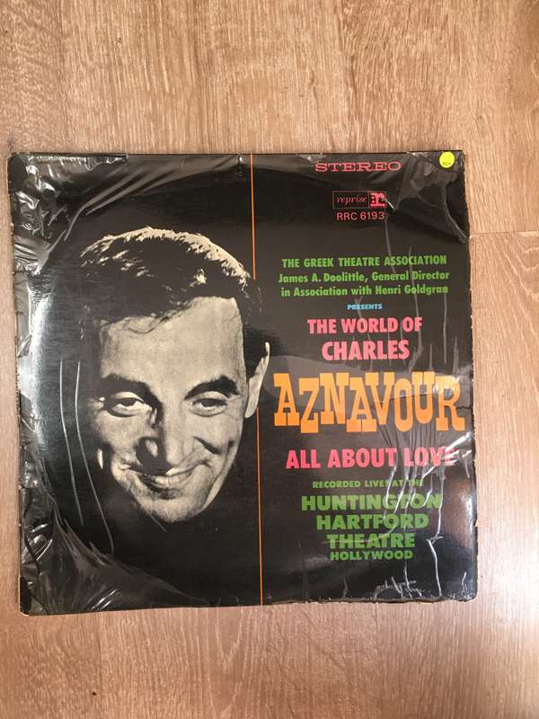The Greek Theatre Associations Presents The World of Charles Aznavour - All About Love - Vinyl LP...