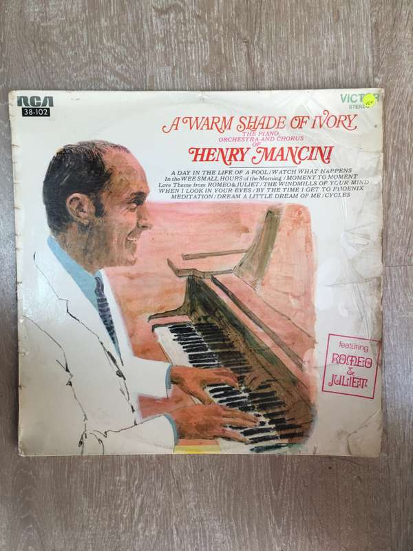 Henry Mancini - A Warm Shade of Ivory - Vinyl LP Record - Opened  - Very-Good+ Quality (VG+)