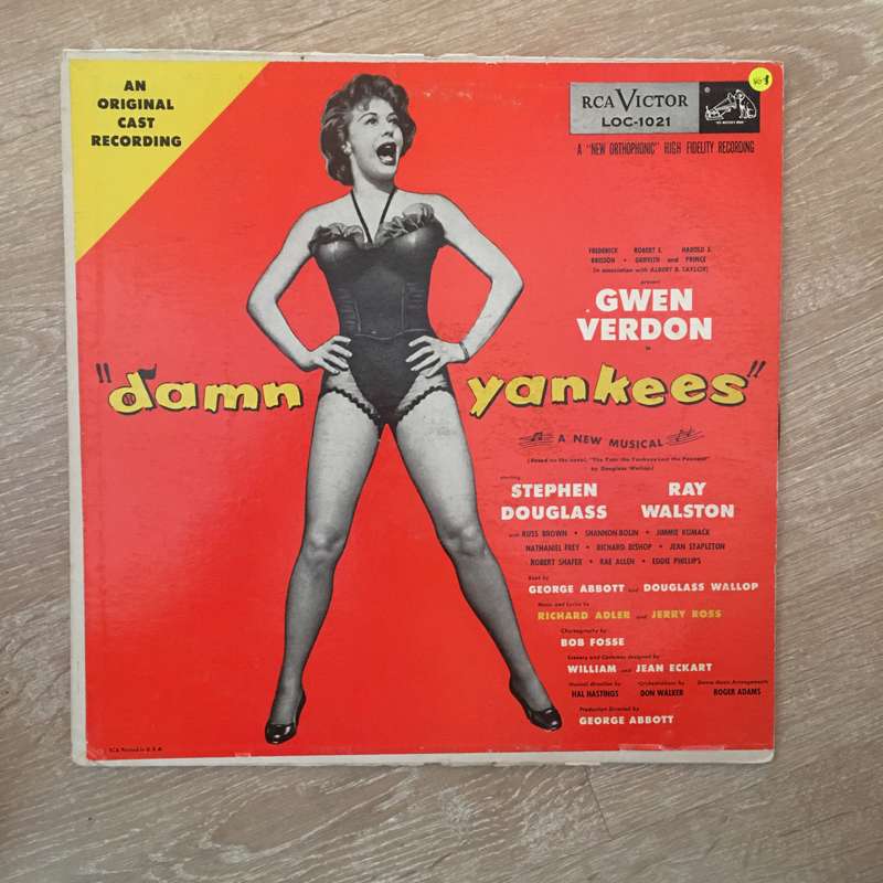 Gwen Verdon  Damn Yankees - Vinyl LP Record - Opened  - Very Good Quality (VG)