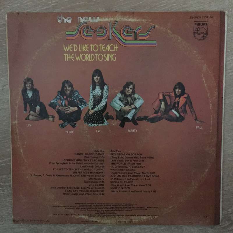 The New Seekers - We'd Like To Teach The World To Sing - Vinyl LP Record  - Opened  - Very-Good+ ...