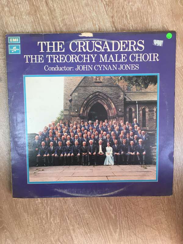 The Crusaders - Treorchy Male Choir - Vinyl LP Record - Opened  - Good+ Quality (G+)