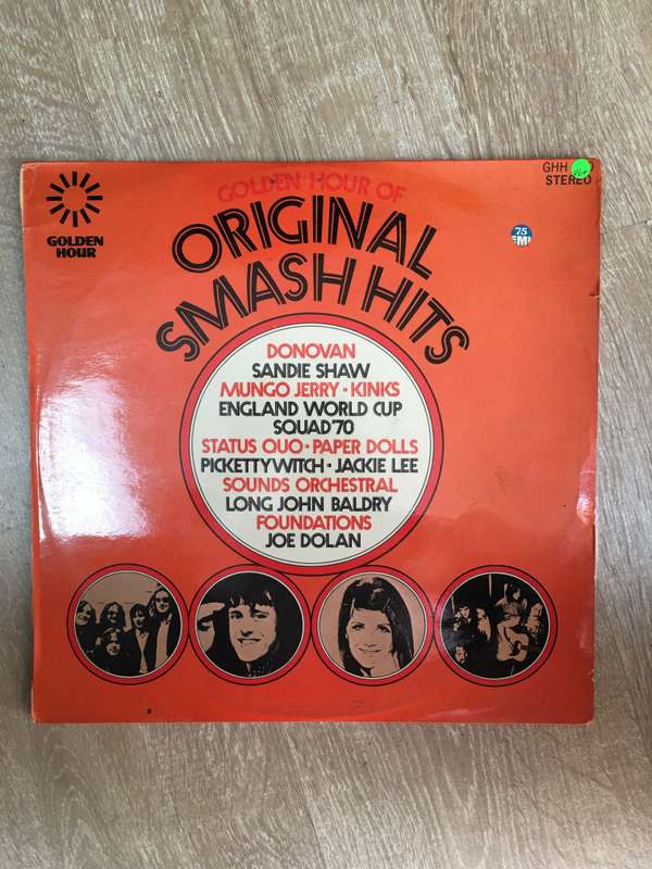 Golden Hour Of Original Smash Hits -  Vinyl LP Record - Opened  - Very-Good+ Quality (VG+)