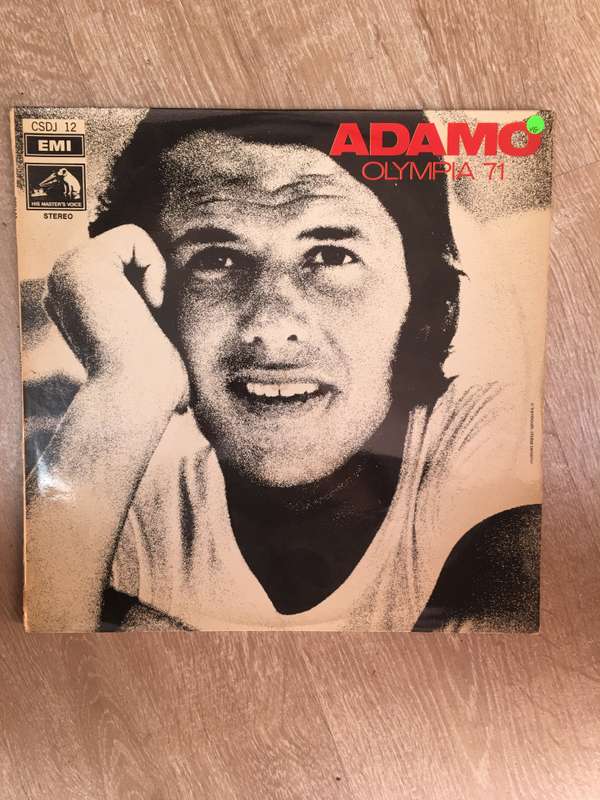 Adamo - Olympia 71 - Vinyl LP Record - Opened  - Very-Good Quality (VG)