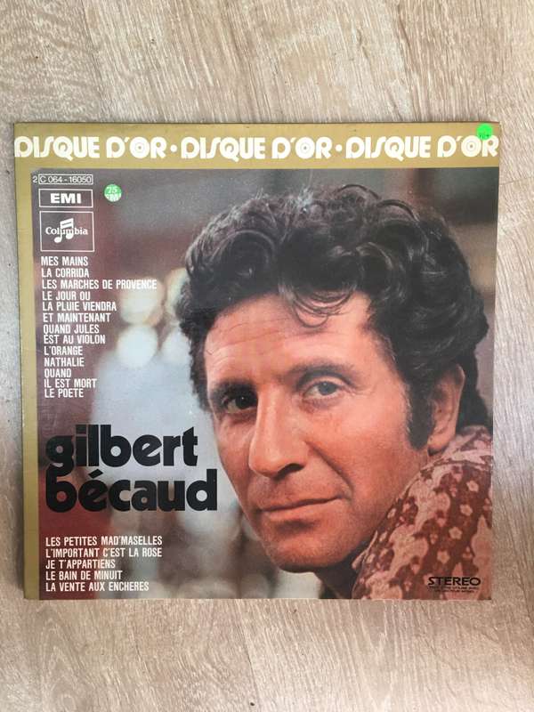 Gilbert Becaud -  Vinyl LP Record - Opened  - Very-Good+ Quality (VG+)