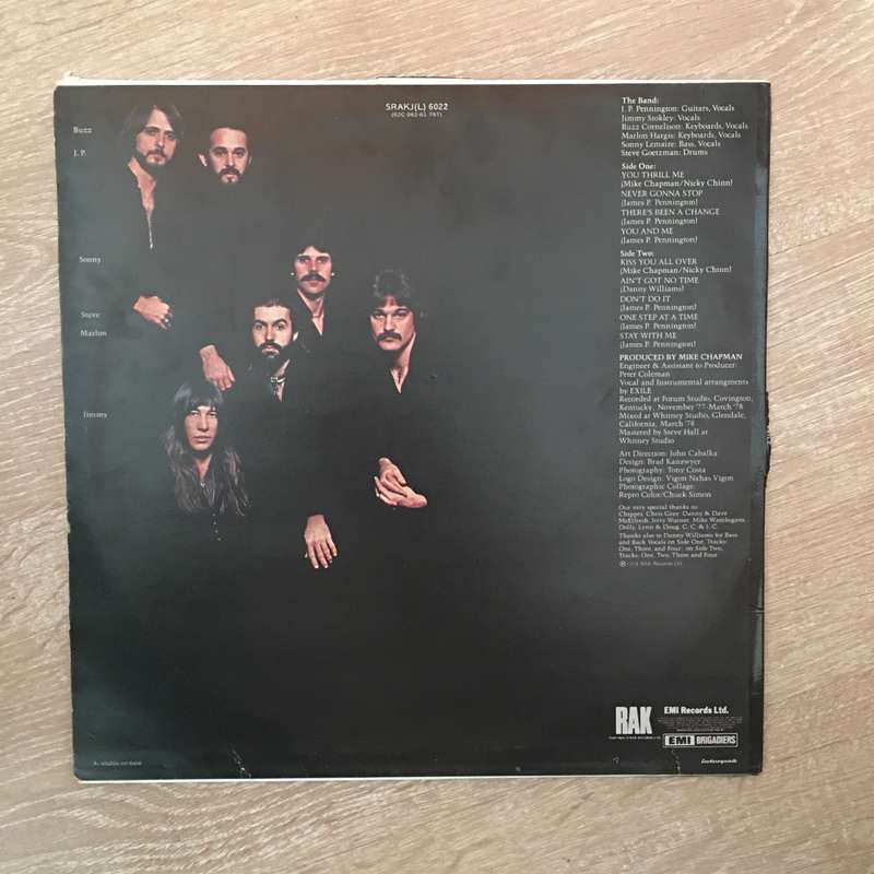 Exile - Mixed Emotions -  Vinyl LP Record - Opened  - Very-Good+ Quality (VG+)