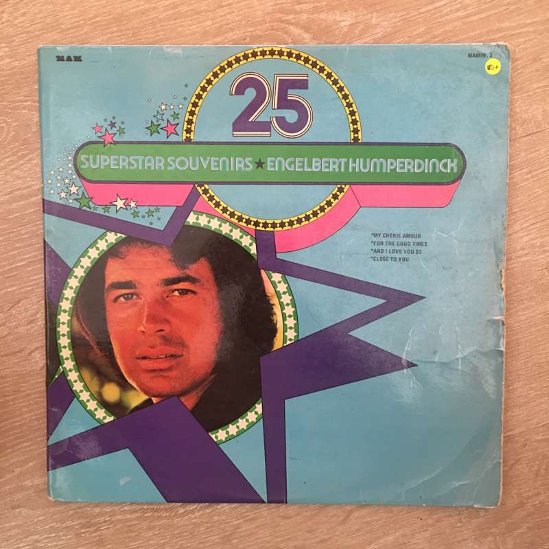 Engelbert Humperdink - 25 Superstar Souvenirs  - Vinyl LP - Opened  - Very-Good+ Quality (VG+)