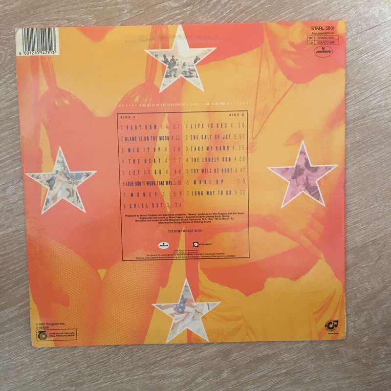 Dan Reed Network - The Heat  Vinyl LP - Opened  - Very-Good+ Quality (VG+)