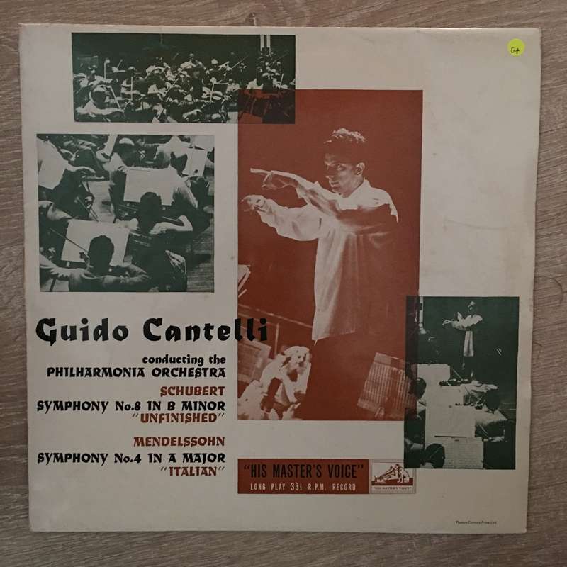 Guido Cantelli Conducting The Philharmonia Orchestra, Schubert, Mendelssohn  Schubert: Symp...