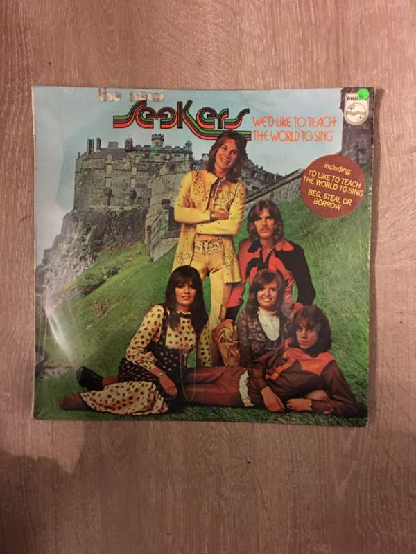 The Seekers - We'd Like to Teach The World To Sing - Vinyl LP Record - Opened  - Very-Good Qualit...