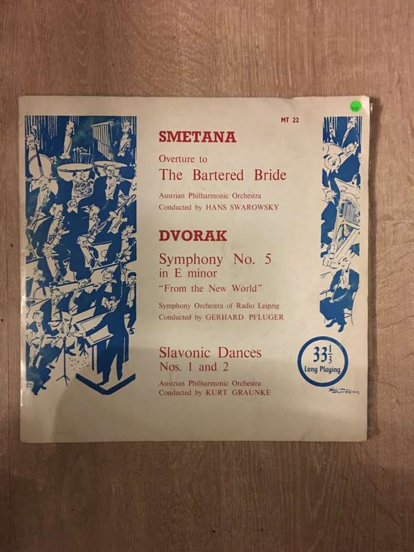 Smetana  Dvorak  Overture To The Bartered Bride Slavonic Dances Nos. 1 And 2 - Vinyl LP Rec...