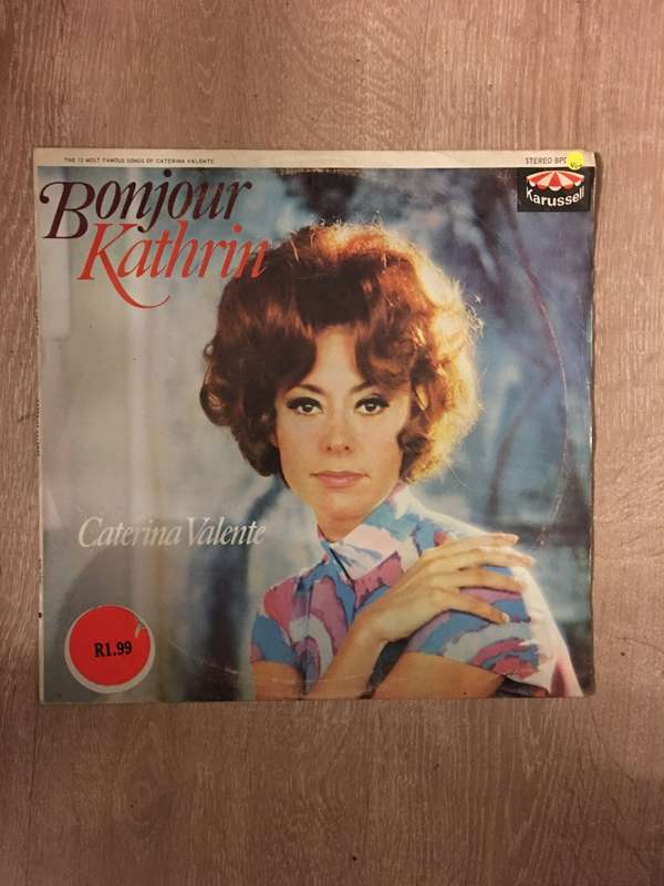 Caterina Valente  Bonjour Kathrin -  Vinyl LP Record - Opened  - Very-Good+ Quality (VG+)