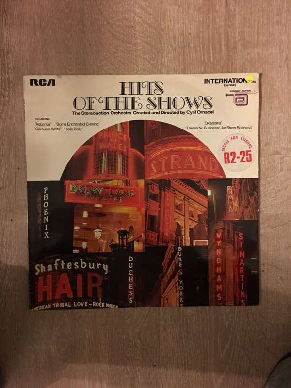 The Stereoaction Orchestra Created & Directed By Cyril Ornadel  Hits Of The Shows  - Vinyl ...