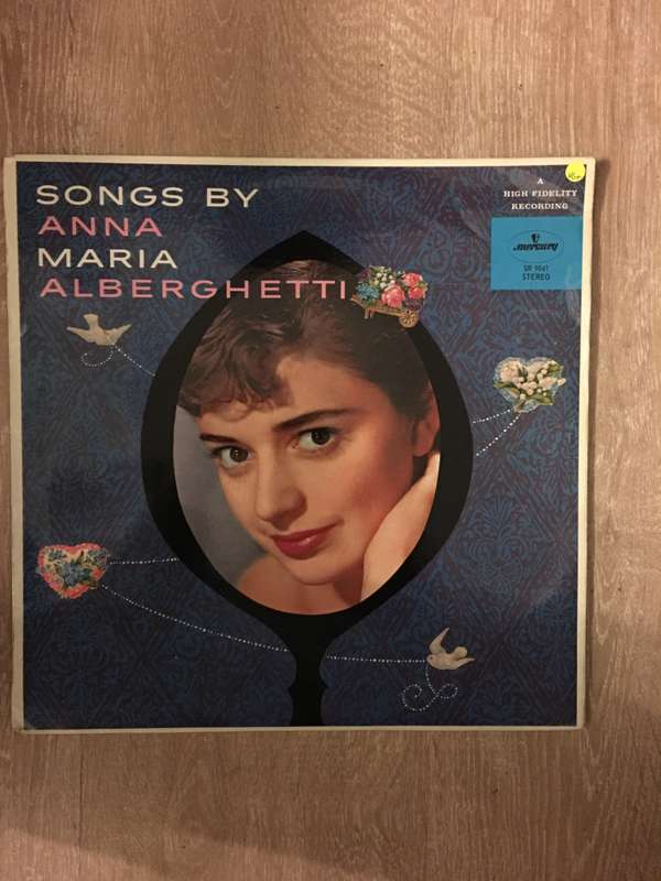 Anna Maria Alberghetti  Songs By Anna Maria Alberghetti - Vinyl LP Record - Opened  - Very-...