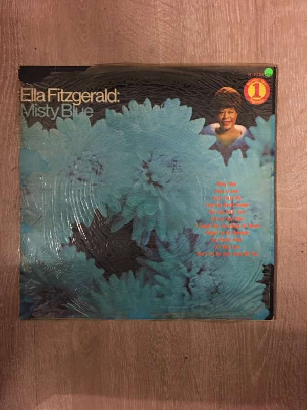 Ella Fitzgerald - Misty Blue - Vinyl LP Record - Opened  - Very-Good+ Quality (VG+)
