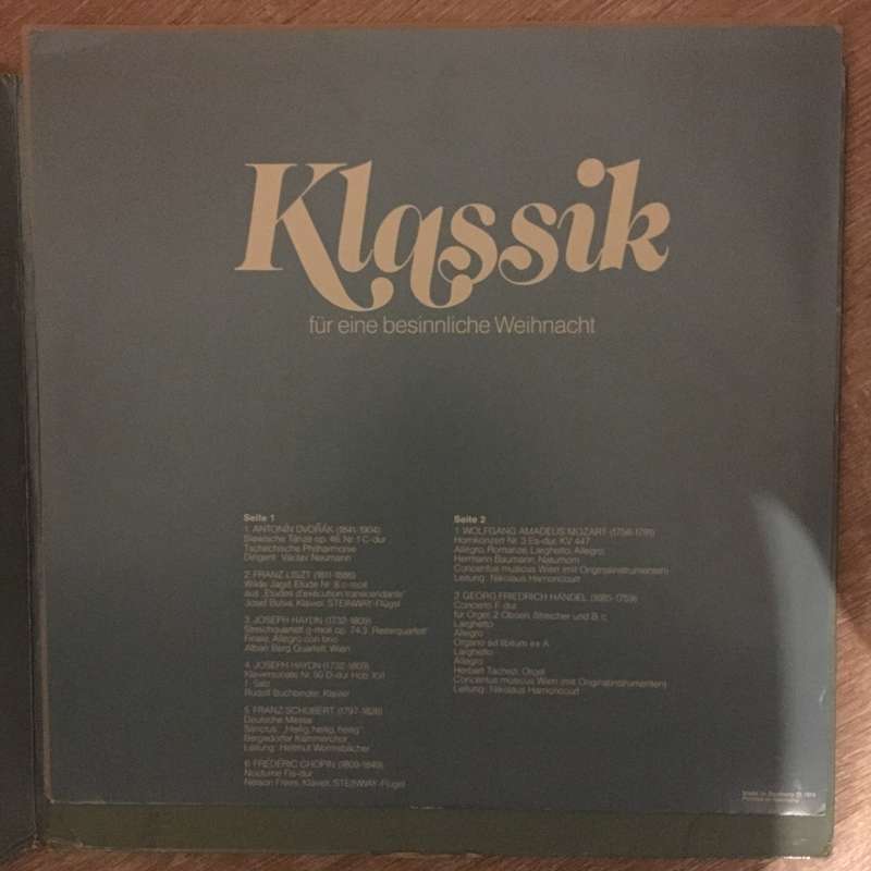 Klassik - Fur Eine Besinnliche Weihnacht -  Vinyl LP Record - Opened  - Very-Good+ Quality (VG+)