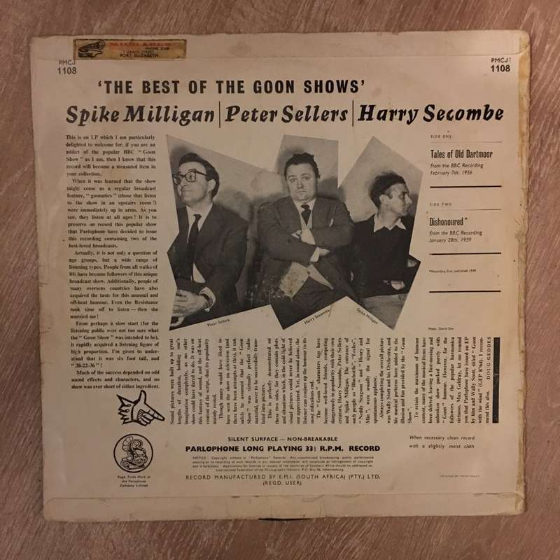The Best Of The Goon Shows - Vinyl LP Record - Opened  - Good+ Quality (G+)