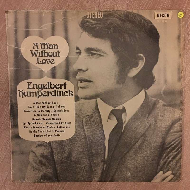 Engelbert Humperdinck - A Man Without Love - Vinyl LP Record - Opened  - Very-Good Quality (VG)
