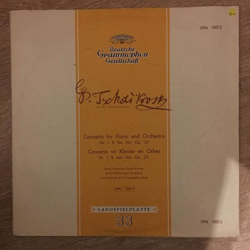Tschaikowsky, Shura Cherkassky, Berliner Symphoniker, Leopold Ludwig  Konzert Für Klavier ...