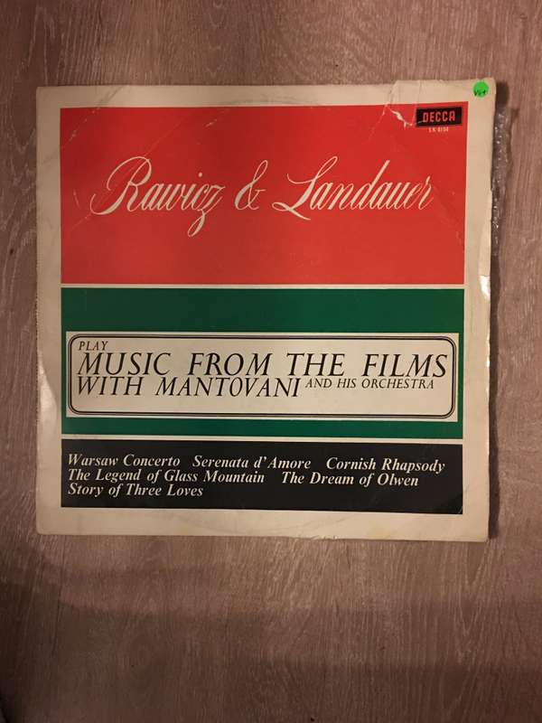 Mantovani Rawicz And Landauer  Music From The Films by Mantovani and His Orchestra - Vin...