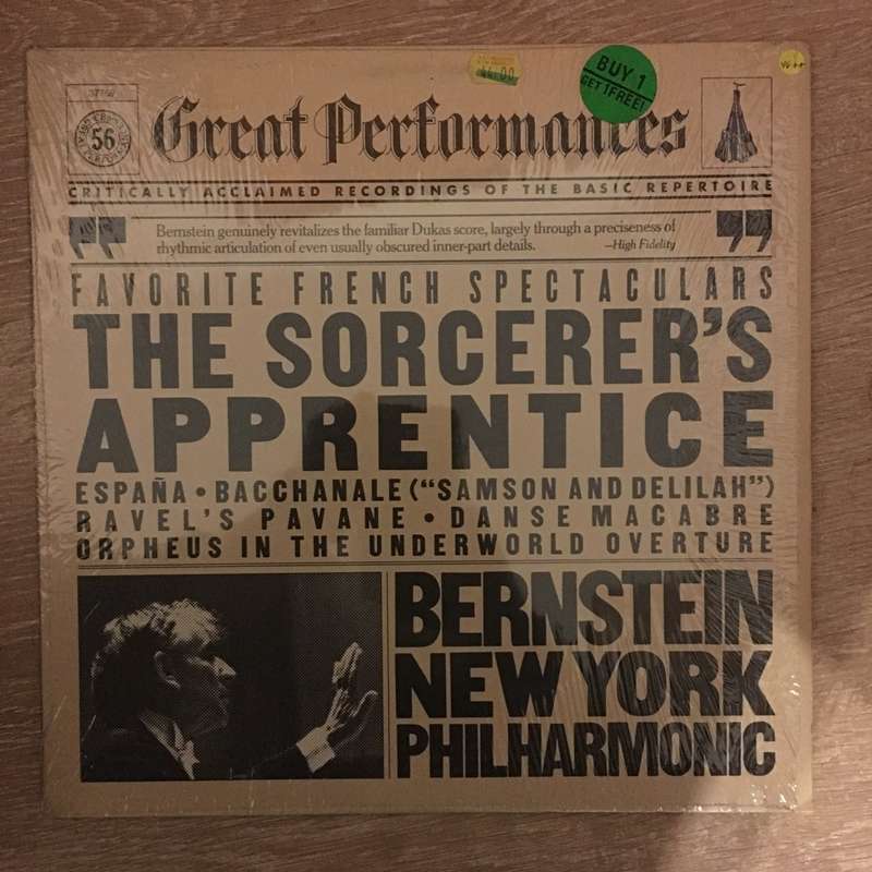 Leonard Bernstein, New York Philharmonic  Favorite French Spectaculars -  Vinyl LP Record -...