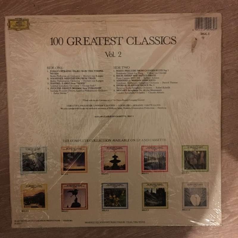 100 Greatest Classics - Vol 2 - Vinyl LP Record - Very-Good- Quality (VG-)