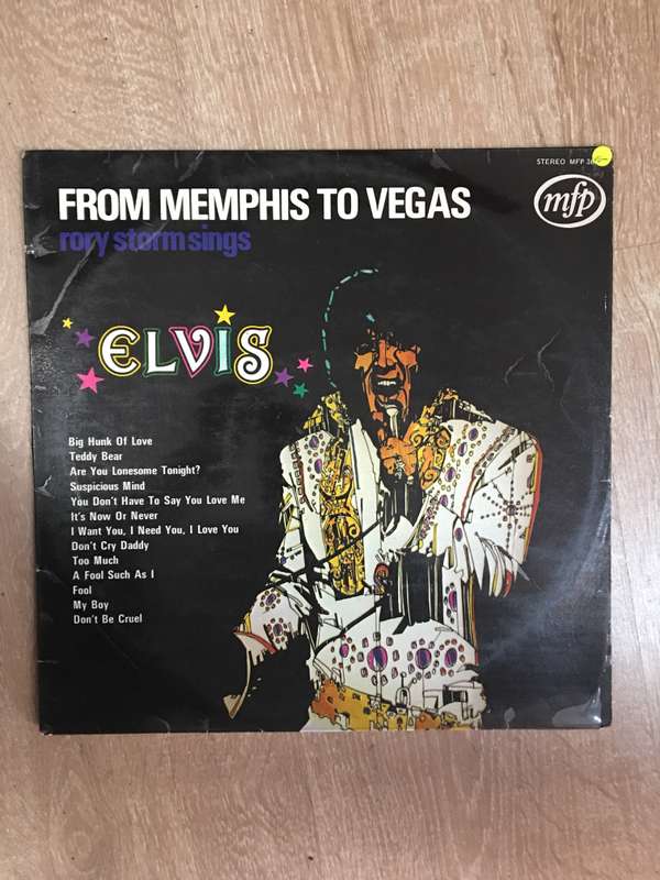 From Mephis to Vegas - Rory Storm Sings Elvis  - Vinyl LP Record - Opened  - Very-Good- Quality (...