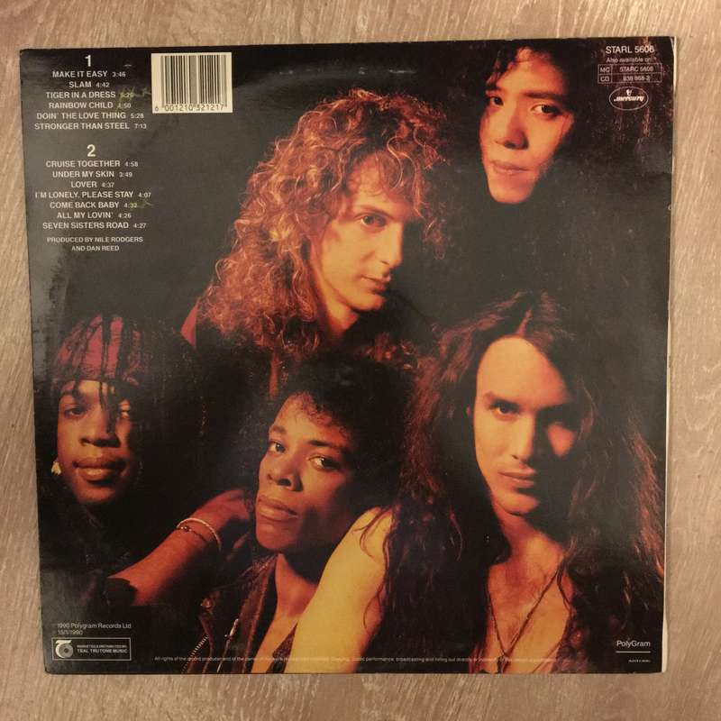 Dan Reed Network - Slam -  Vinyl LP - Opened  - Very-Good+ Quality (VG+)