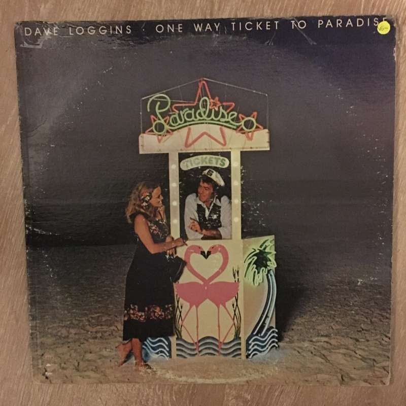 Dave Loggins - One Way Ticket To Paradise -  Vinyl LP Record - Opened  - Very-Good- Quality (VG-)