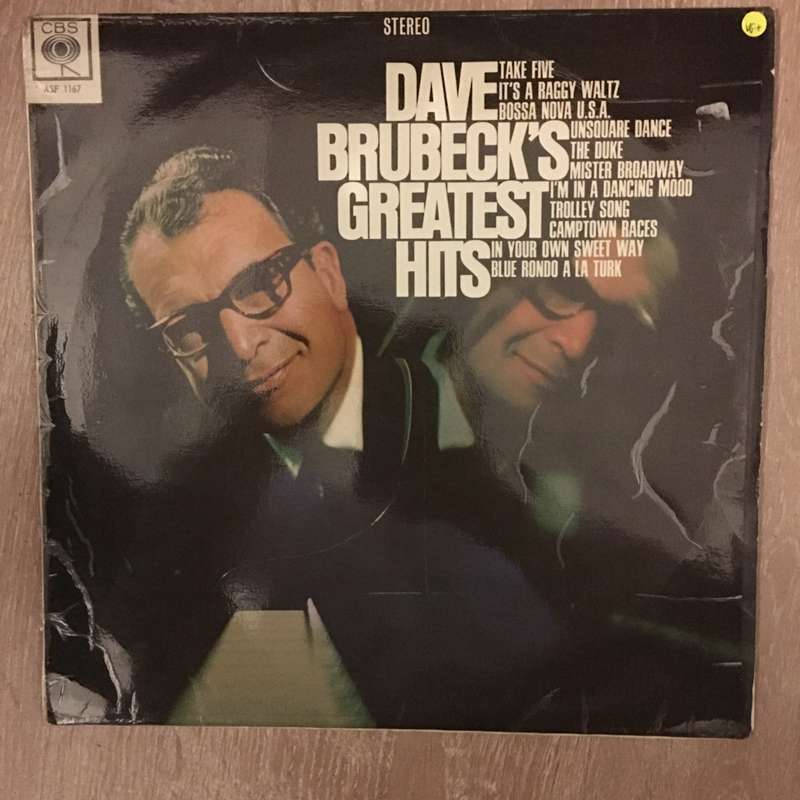 Dave Brubeck  Dave Brubeck's Greatest Hits - Vinyl LP - Opened  - Very-Good+ Quality (VG+)