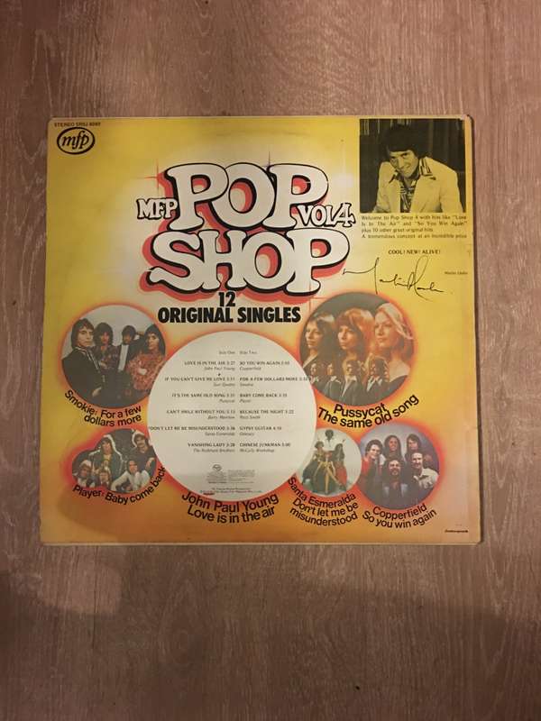 Pop Shop Vol 4 - Original Artists - Vinyl LP Record - Very-Good Quality (VG)