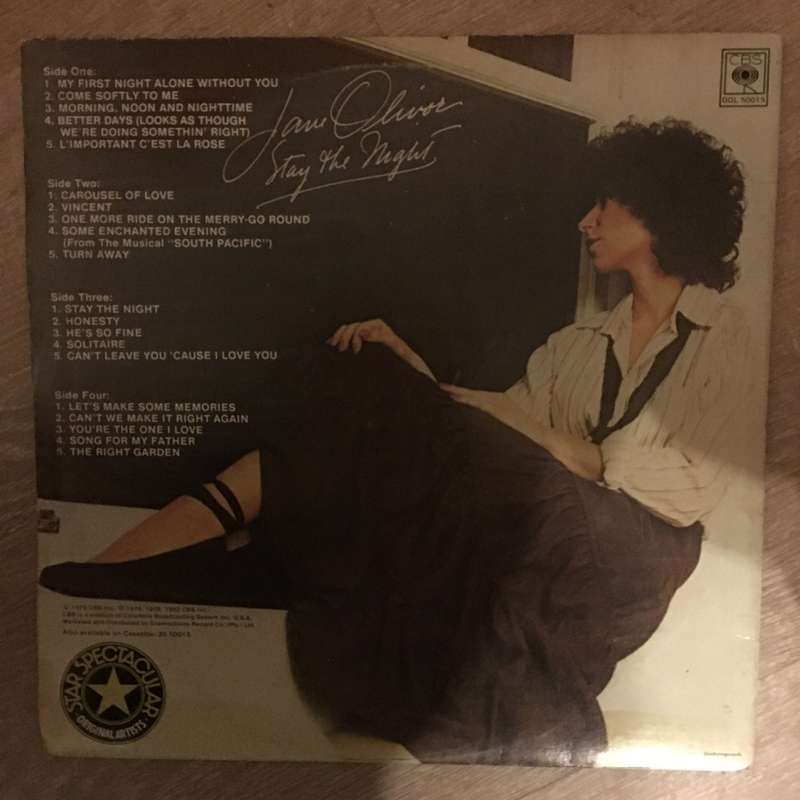 Jane Olivor - First Night - Double Vinyl LP Record - Opened  - Very-Good Quality (VG)