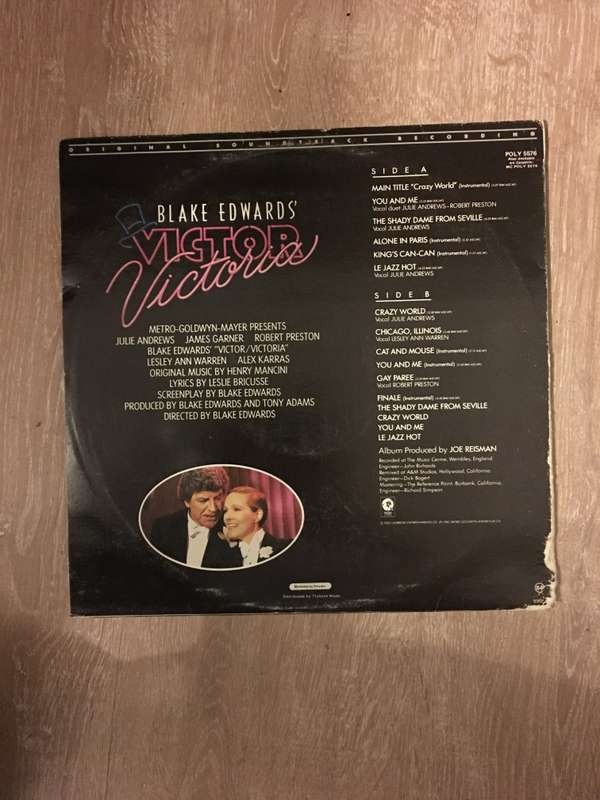 Victor Victoria - Henry Mancini & his Orchestra  Blake Edwards - Vinyl LP Record - Very-Goo...