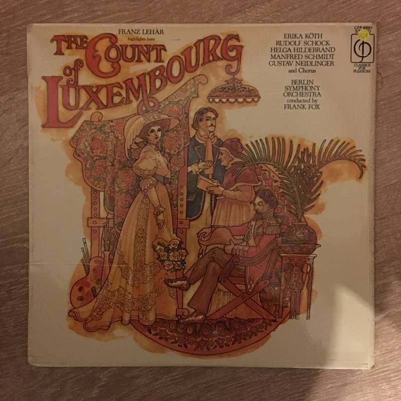 Franz Lehár  The Count Of Luxembourg - Vinyl LP Record - Opened  - Very-Good+ Quality (VG+)