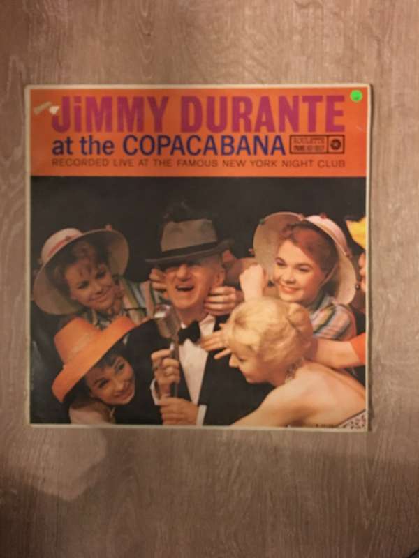 Jimmy Durante at the Copacabana - Vinyl LP Record - Opened  - Very-Good Quality (VG)