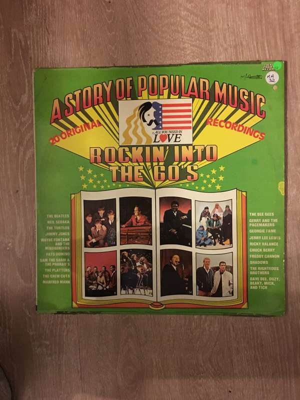 A Story of Popular Music - Rockin Into the 60's - 20 Original Recordings - Vinyl LP Record - Open...