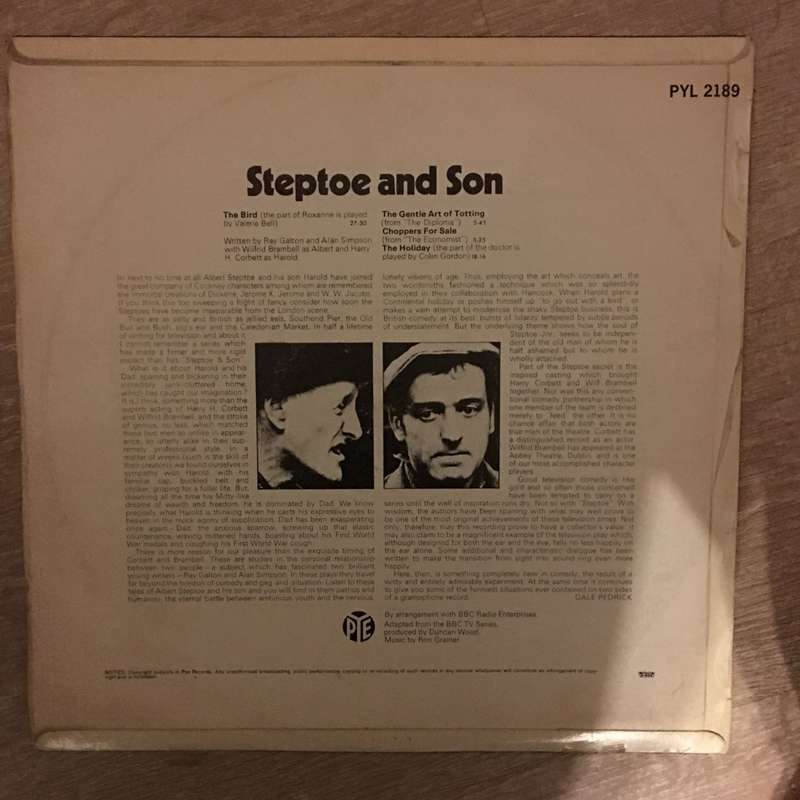 Steptoe and Son - Vinyl LP Record - Opened  - Very-Good- Quality (VG-)