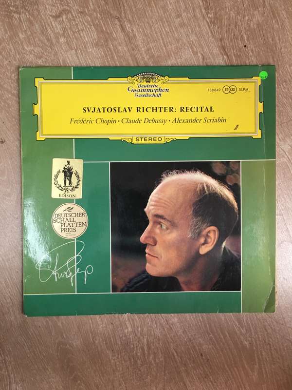 Svjatoslav Richter, Claude Debussy, Frédéric Chopin, Alexander Scriabin  Recital - Vinyl ...