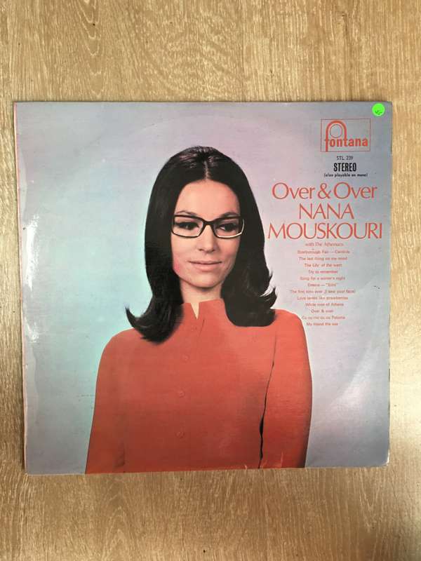 Nana Mouskouri - Over and Over - Vinyl LP Record - Opened  - Very-Good Quality (VG)
