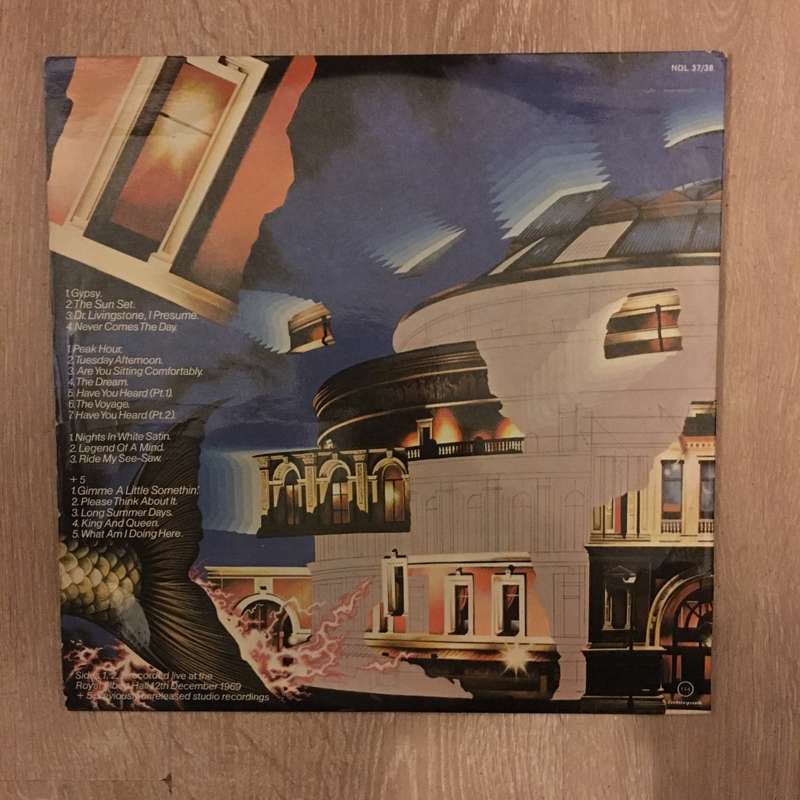 The Moody Blues  Caught Live +5 - Vinyl LP Record  (VG)