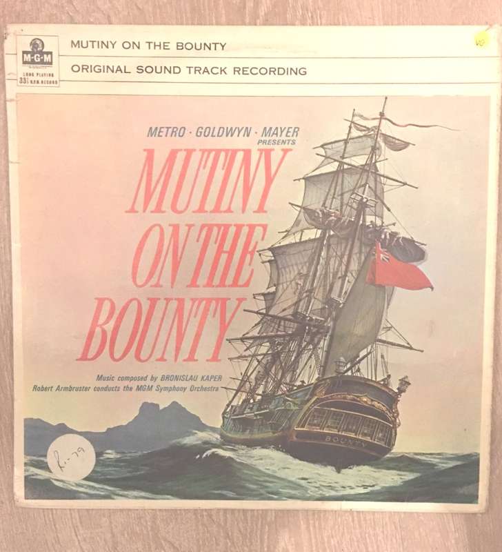 Bronislau Kaper  Mutiny On The Bounty - Vinyl LP Record - Opened  - Very-Good Quality (VG)