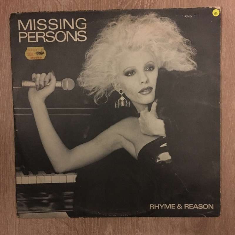 Missing Persons  Rhyme & Reason - Vinyl LP Record - Opened  - Very-Good Quality (VG)