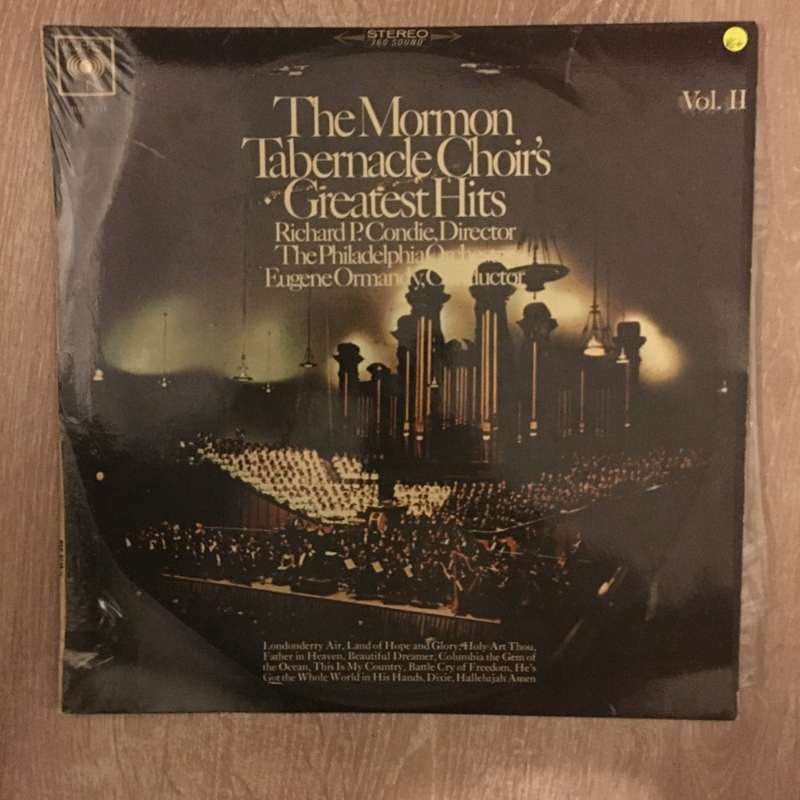 The Mormon Tabernacle Choir  The Mormon Tabernacle Choir's Greatest Hits, Vol. II - Vinyl L...