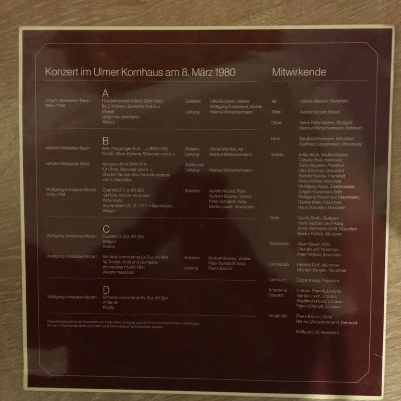 Festliches Konzert - Double Vinyl LP Record - Opened  - Very-Good+ Quality (VG+)