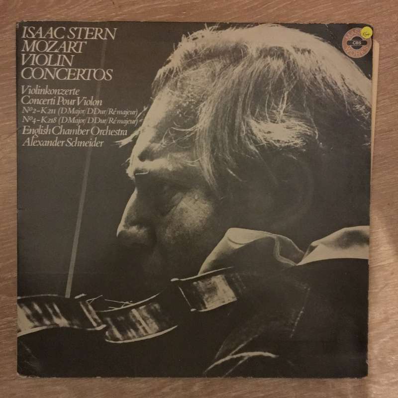 Mozart  Isaac Stern, English Chamber Orchestra, Alexander Schneider  Violin Concertos - ...