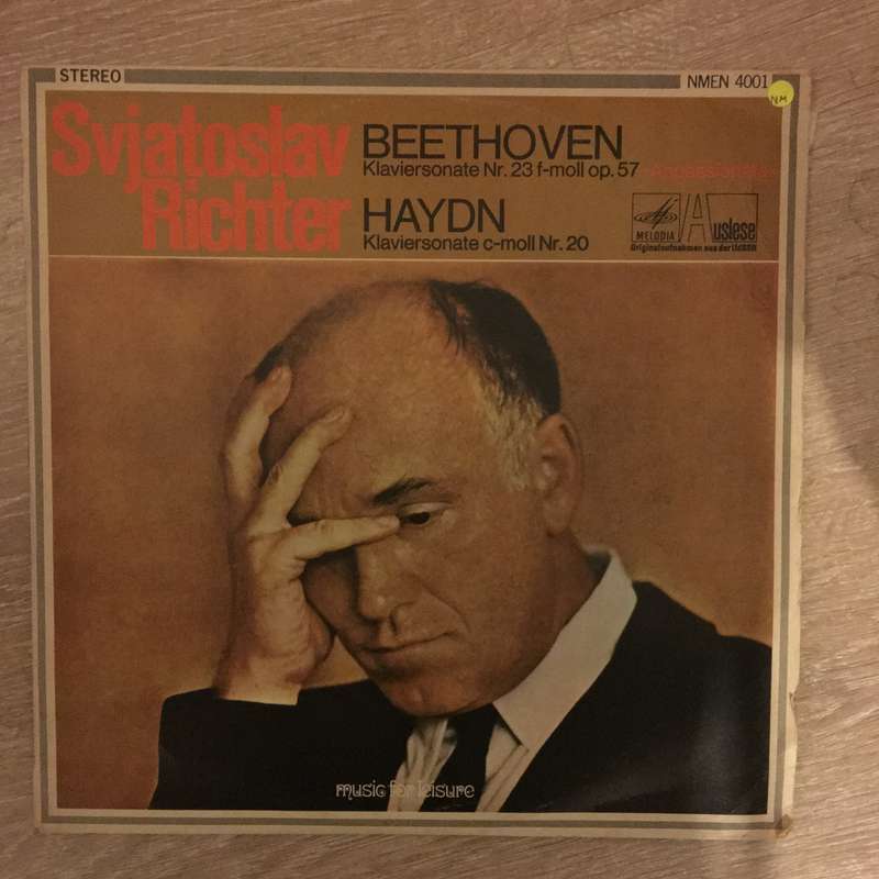 Sviatoslav Richter, Beethoven  Piano Sonatas No. 23 In F Minor -  Vinyl LP Record - Opened ...