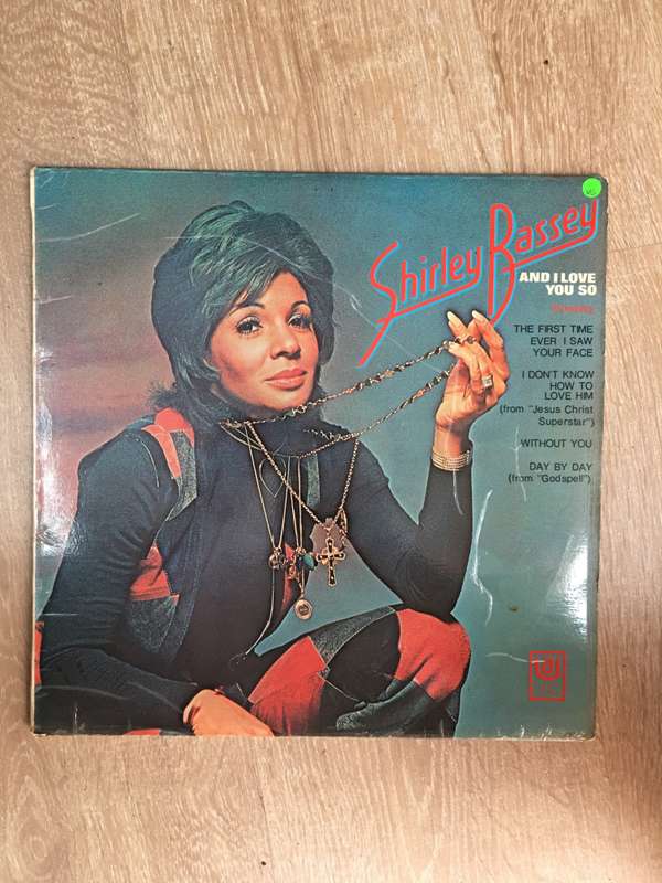 Shirley Bassey - And I Love You So - Vinyl LP Record - Opened  - Very-Good Quality (VG)
