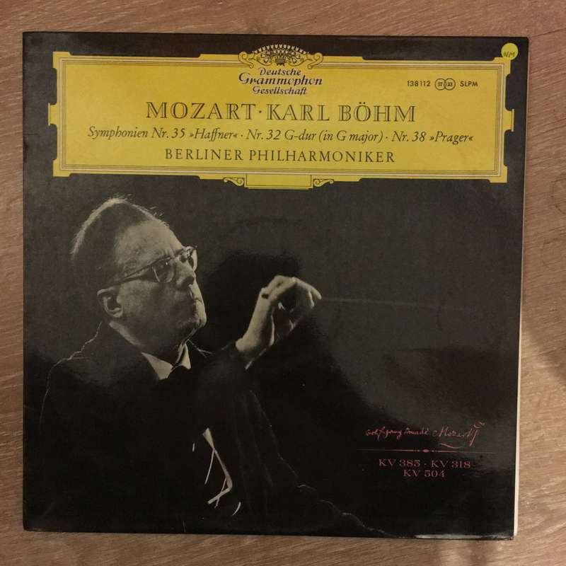 Mozart · Karl Böhm · Berliner Philharmoniker  Symphonien Nr. 35 »Haffner« · Nr. 32 G-...