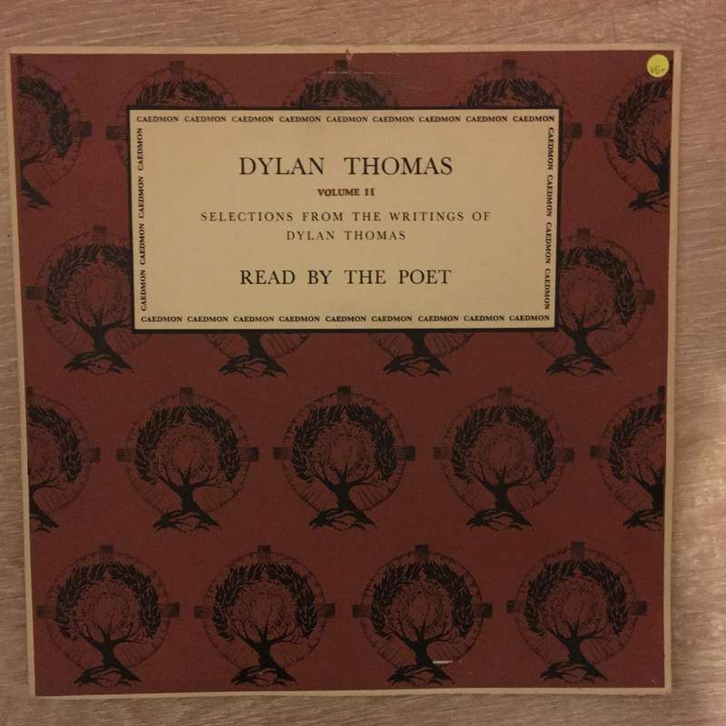 Dylan Thomas - Volume II - Read by the Poet - Vinyl LP Record - Opened  - Very-Good+ Quality (VG+)