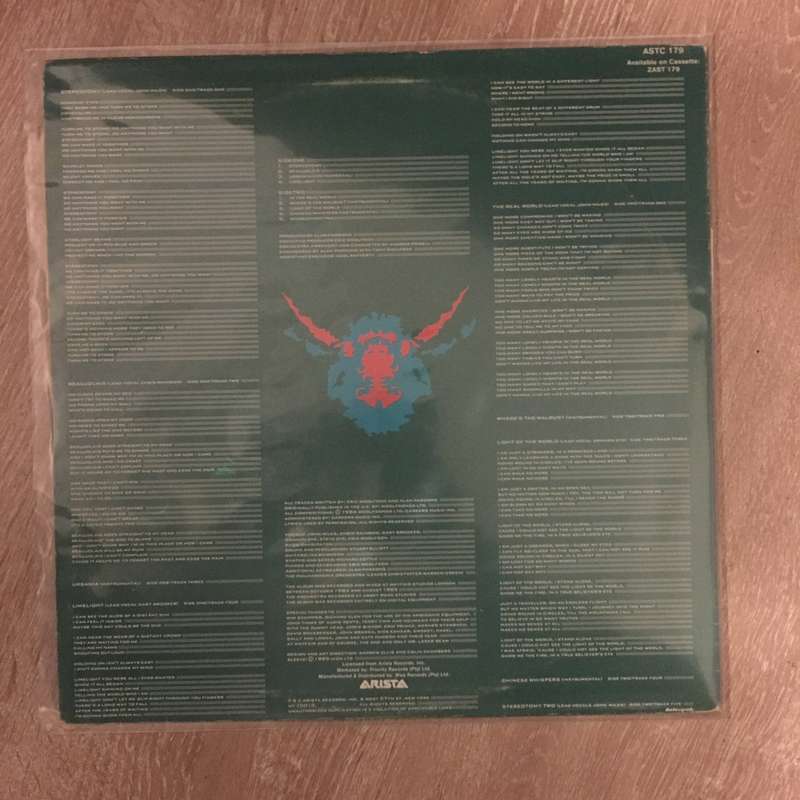 The Alan Parsons Project  Stereotomy - Vinyl LP Record  - Very-Good+ Quality (VG+)