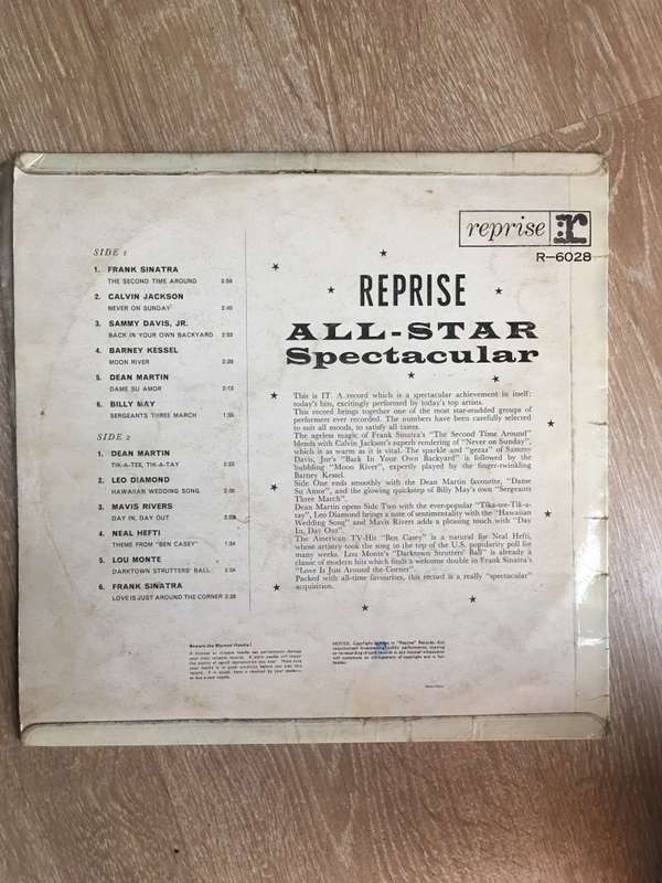 Reprise All Star Spectacular (Sinatra...) - Vinyl LP Record - Opened  - Good Quality (G)